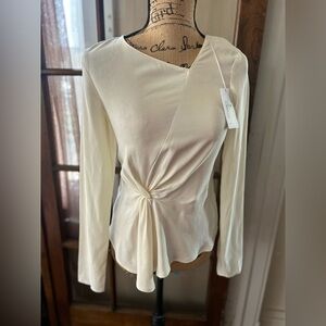 Patrizia Pepe NWT Ivory Camicia Blouse 38
